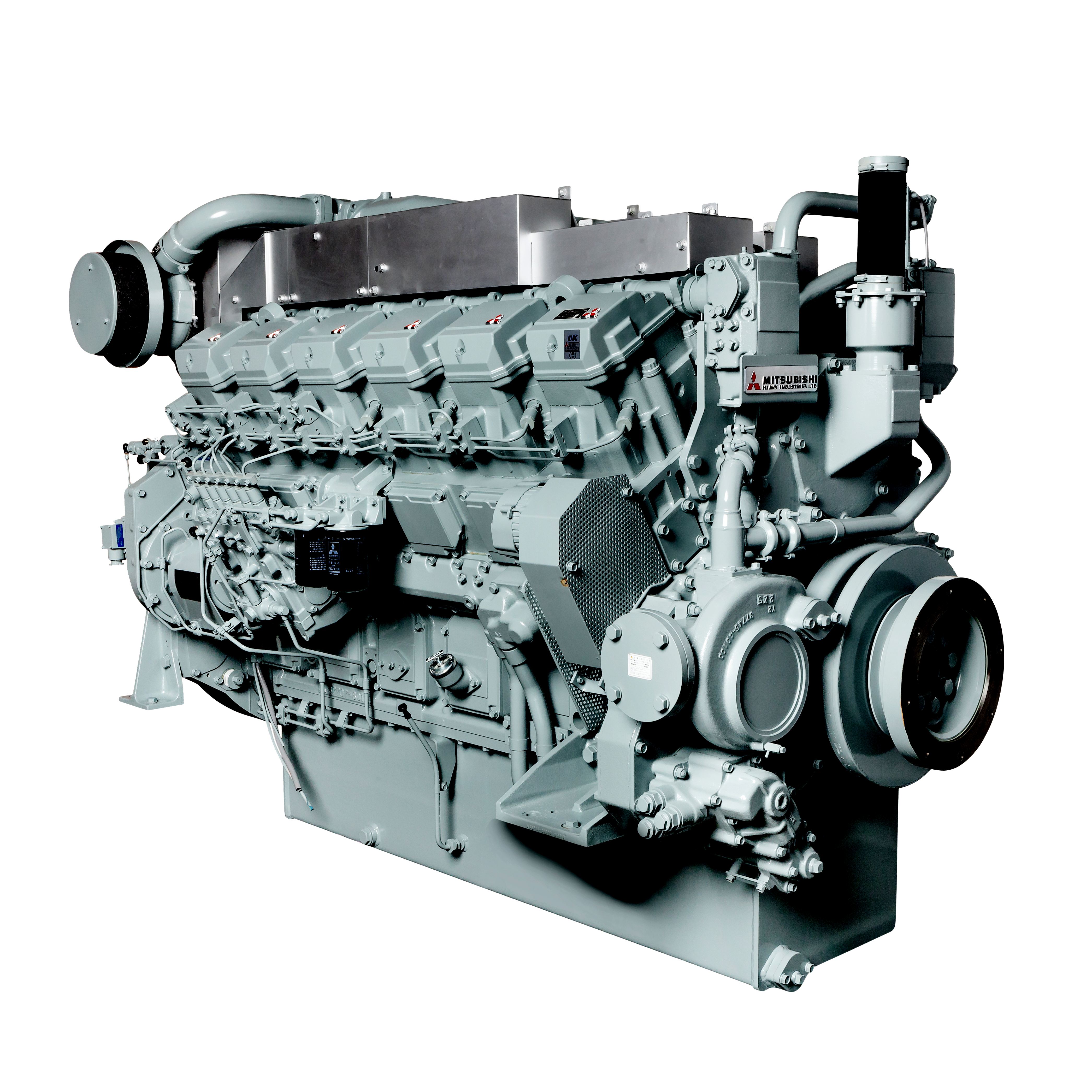 1260 HP @ 1600 RPM Marine Diesel Mitsubishi Engine